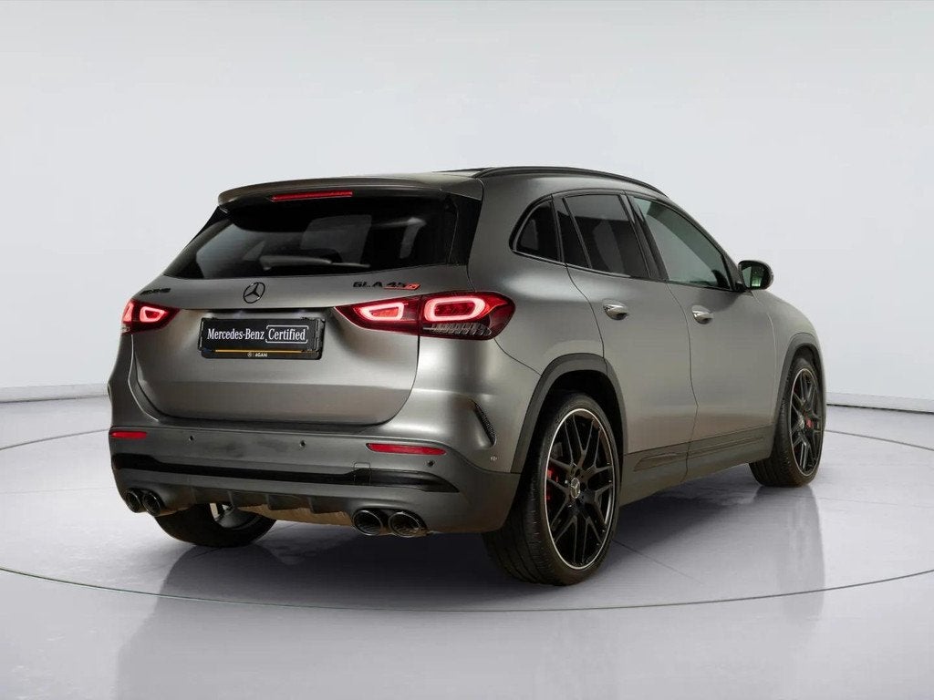 Mercedes-AMG GLA AMG 45 S 4MATIC+ | Panorama dak, Auto's, Mercedes-Benz, Automaat, Gebruikt, 4 cilinders, Leder en Stof