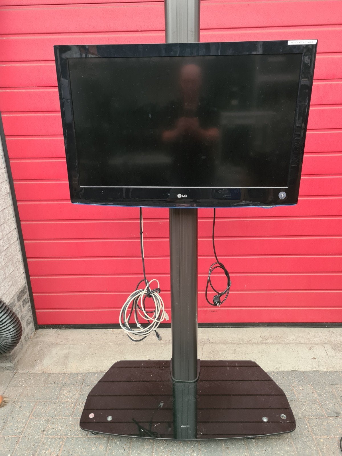 Verrijdbare TV steun met TV!, Ophalen, Philips, Gebruikt, 50 Hz