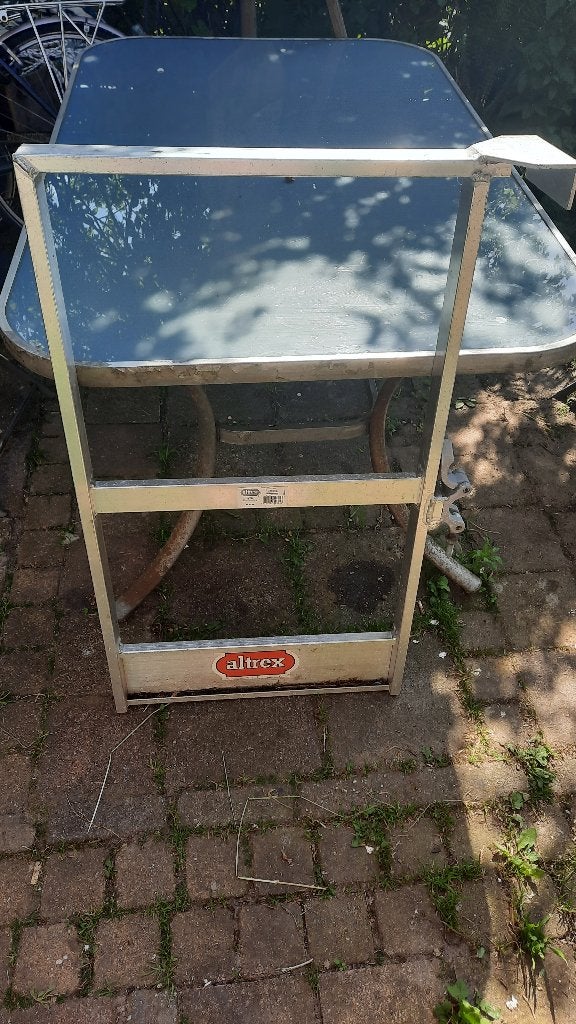 altrex mtb eindleining, Doe-het-zelf en Verbouw, Steigers, Ophalen, Zo goed als nieuw, Rolsteiger of Kamersteiger, Minder dan 2 meter