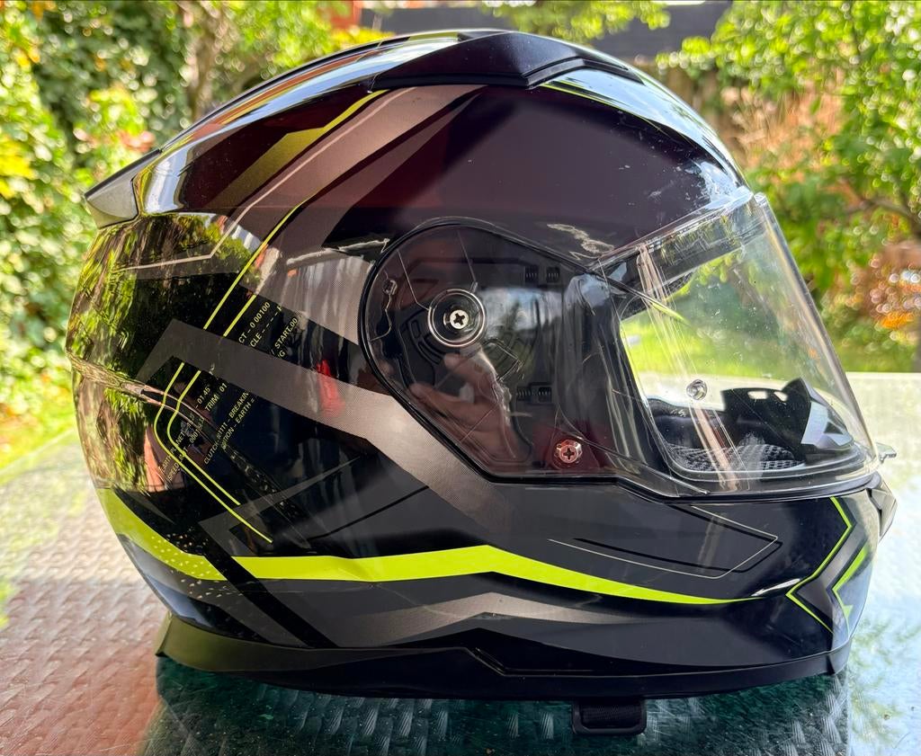 Bayard Ecer Integraalhelm - Maat XL 63-64, Motoren, Kleding | Motorhelmen, Heren, Tweedehands, Ophalen, Overige merken
