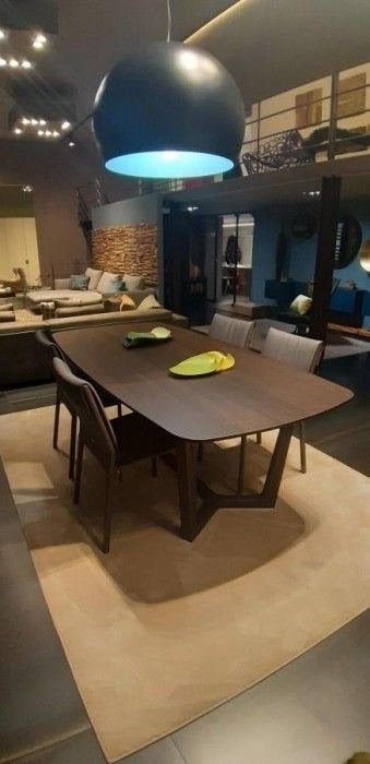 Poliform eettafel Concorde 100x220cm + evt 5 Ventura stoelen, 9723 CA, Eikenhout, 200 cm of meer, Ophalen of Verzenden