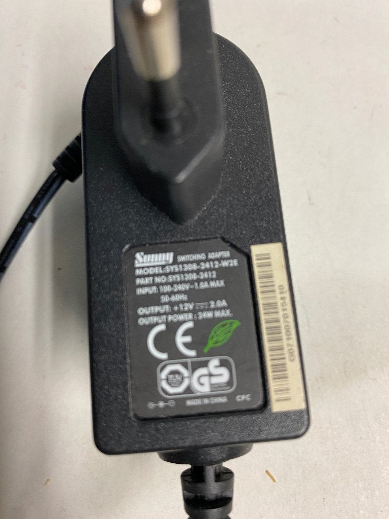 Sunny Schakeladapter 12V 2A (24W max), Ophalen of Verzenden, Gebruikt