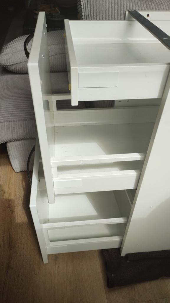 Ikea maximera lades 40 cm x 60 cm 3 stuks, Ophalen, Minder dan 50 cm, Gebruikt, Wit