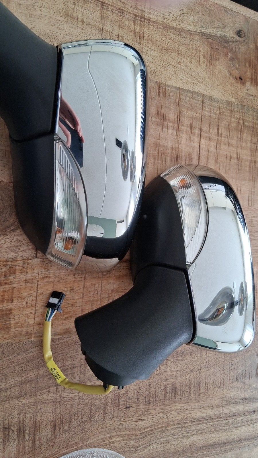 chromen spiegels renault captur, Auto-onderdelen, Spiegels, Ophalen of Verzenden, Nieuw, Renault