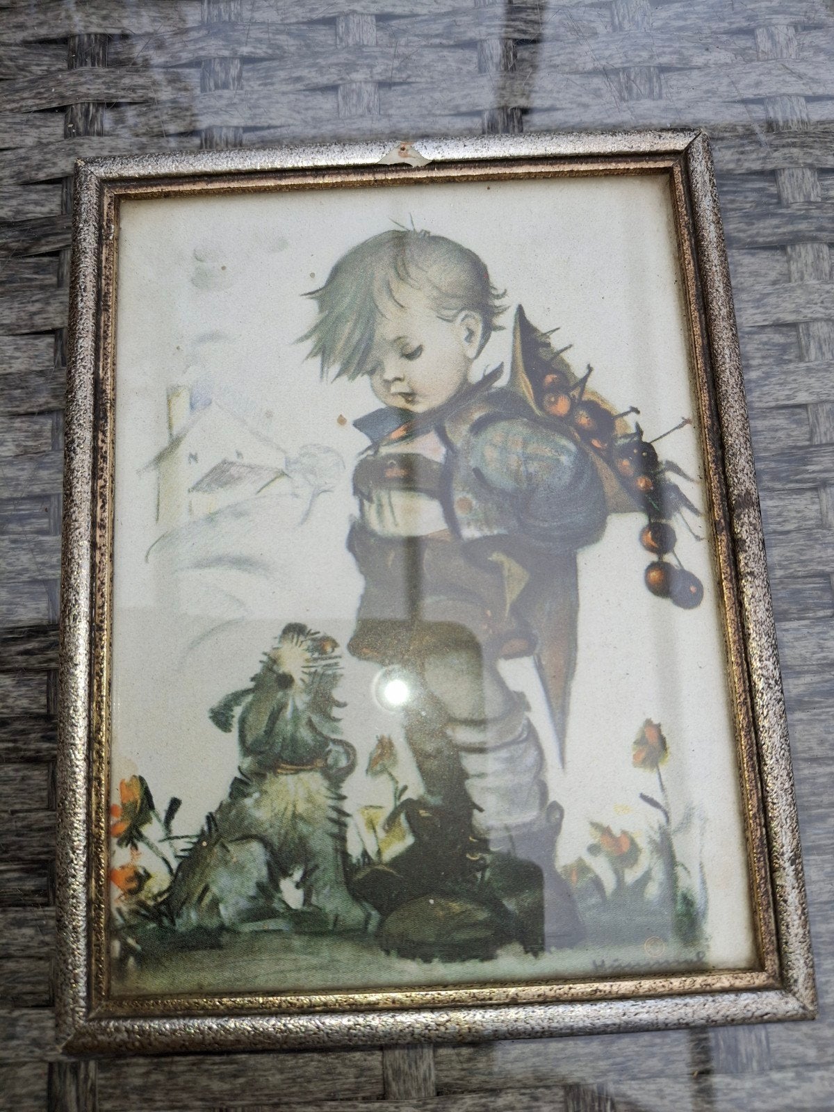 Vintage Hummel uit 1939 Van Bommel Utrecht, Minder dan 50 cm, Gebruikt, Ophalen of Verzenden, Print