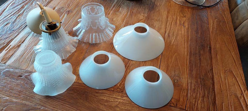 Diverse brocante lampenkapjes., Ophalen