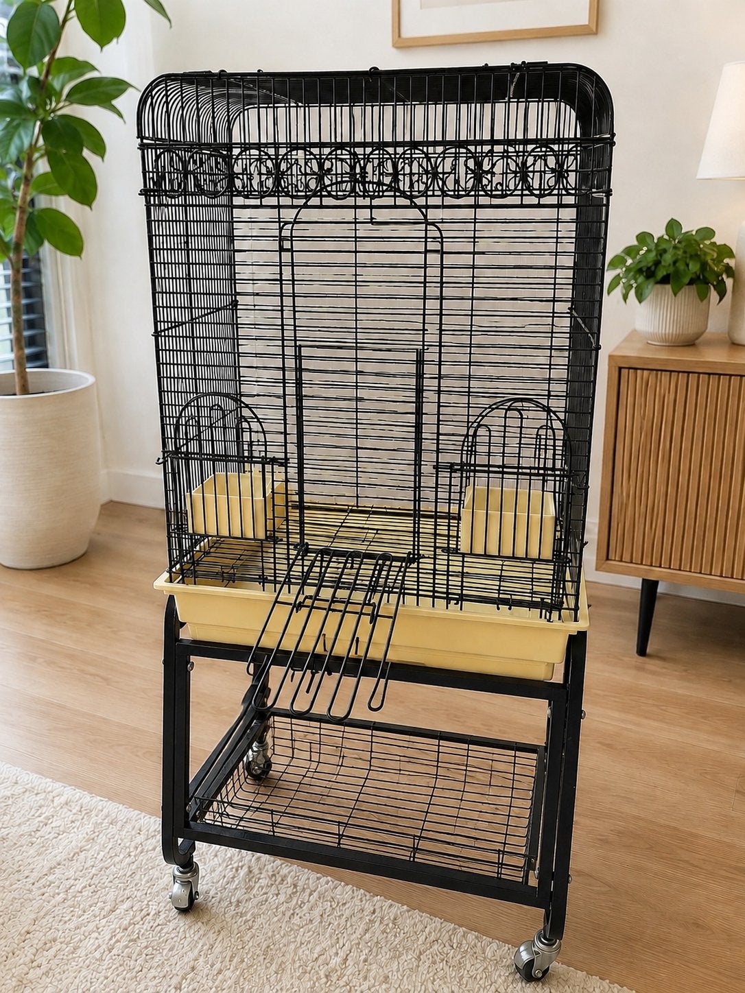 RHR Quality Cages vogelkooi met onderstel, Dieren en Toebehoren, Ophalen, Gebruikt, Metaal, Vogelkooi