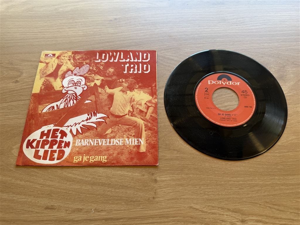 Lowland Trio - het kippen lied, Ophalen of Verzenden, Zo goed als nieuw, Nederlandstalig