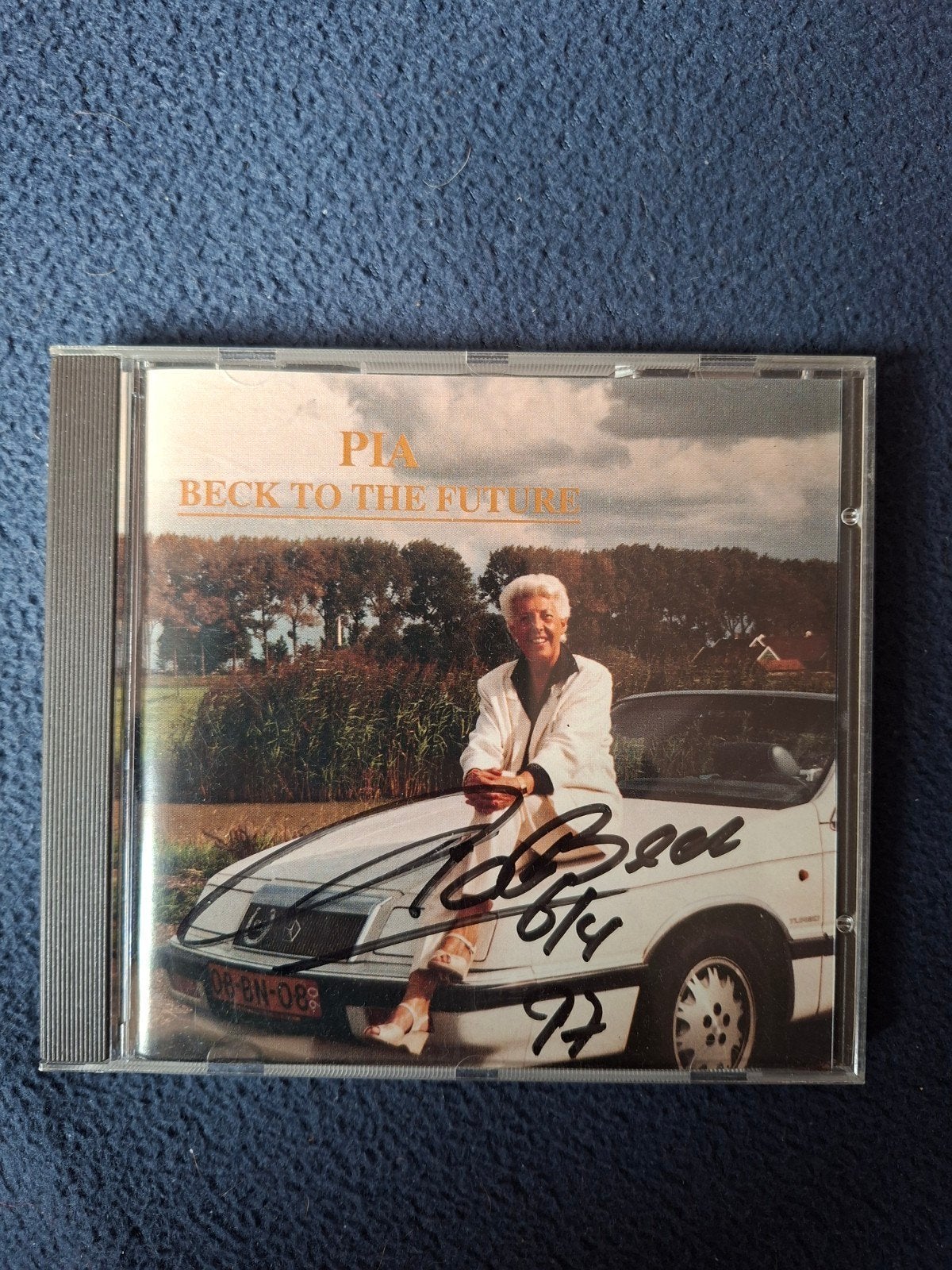 Gesigneerde CD - Pia Beck - Beck to the Future, Overige genres, Ophalen of Verzenden, Zo goed als nieuw, Gesigneerd