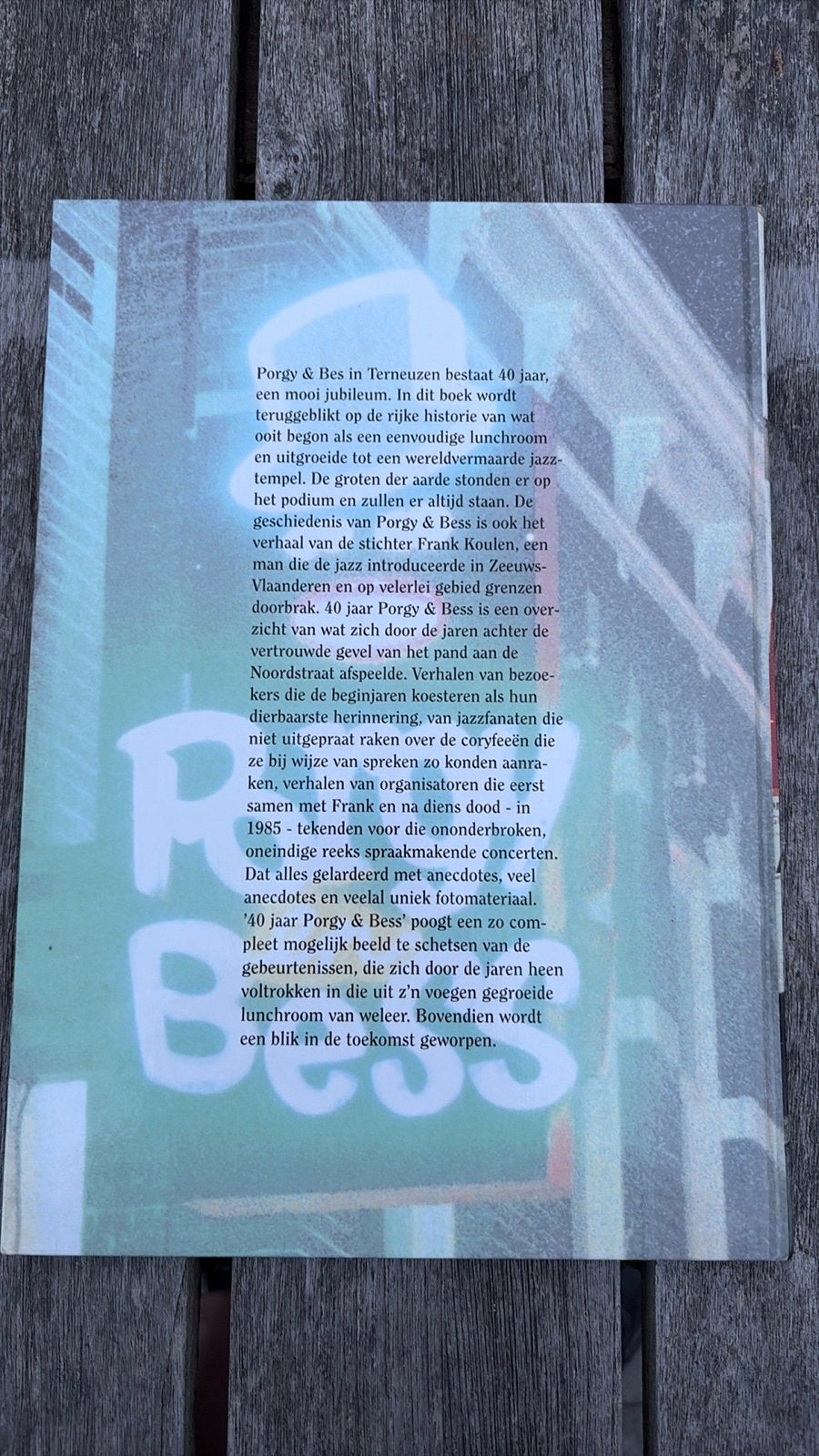 Boek: 40 jaar Café Porgy & Bess Terneuzen, Boeken, Ophalen of Verzenden, Nieuw