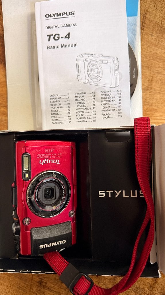 Olympus Stylus TG-4, Audio, Tv en Foto, Fotocamera's Digitaal, Ingebouwde flitser, 16 megapixels, Ophalen of Verzenden, Zo goed als nieuw