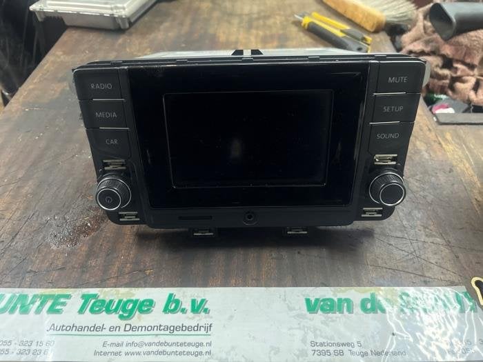 Radio CD Speler van een Volkswagen Polo, Gebruikt, -, Volkswagen, -