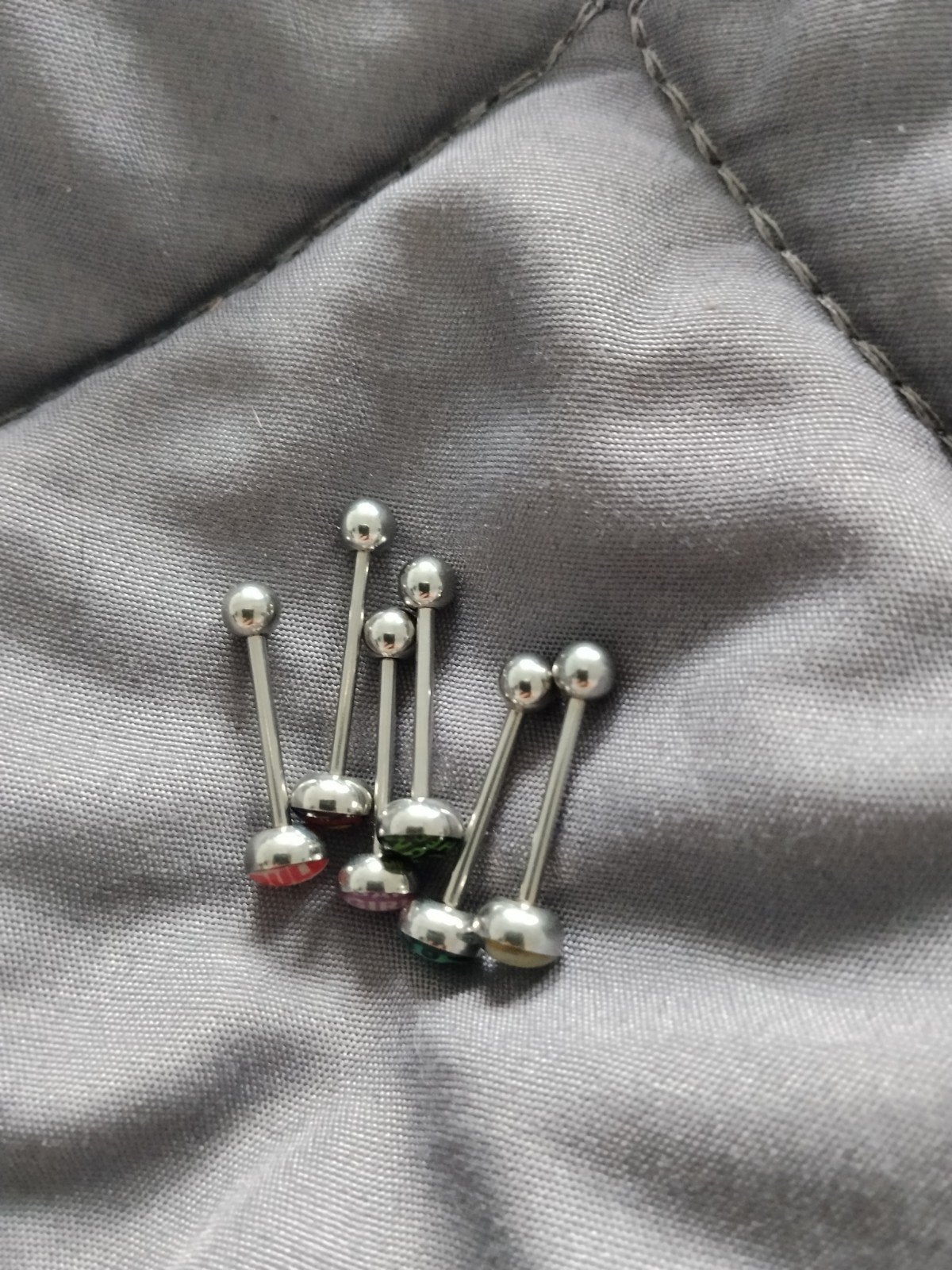tong piercing, Sieraden, Tassen en Uiterlijk, Piercings, Ophalen of Verzenden, Nieuw, Staal, Tongpiercing