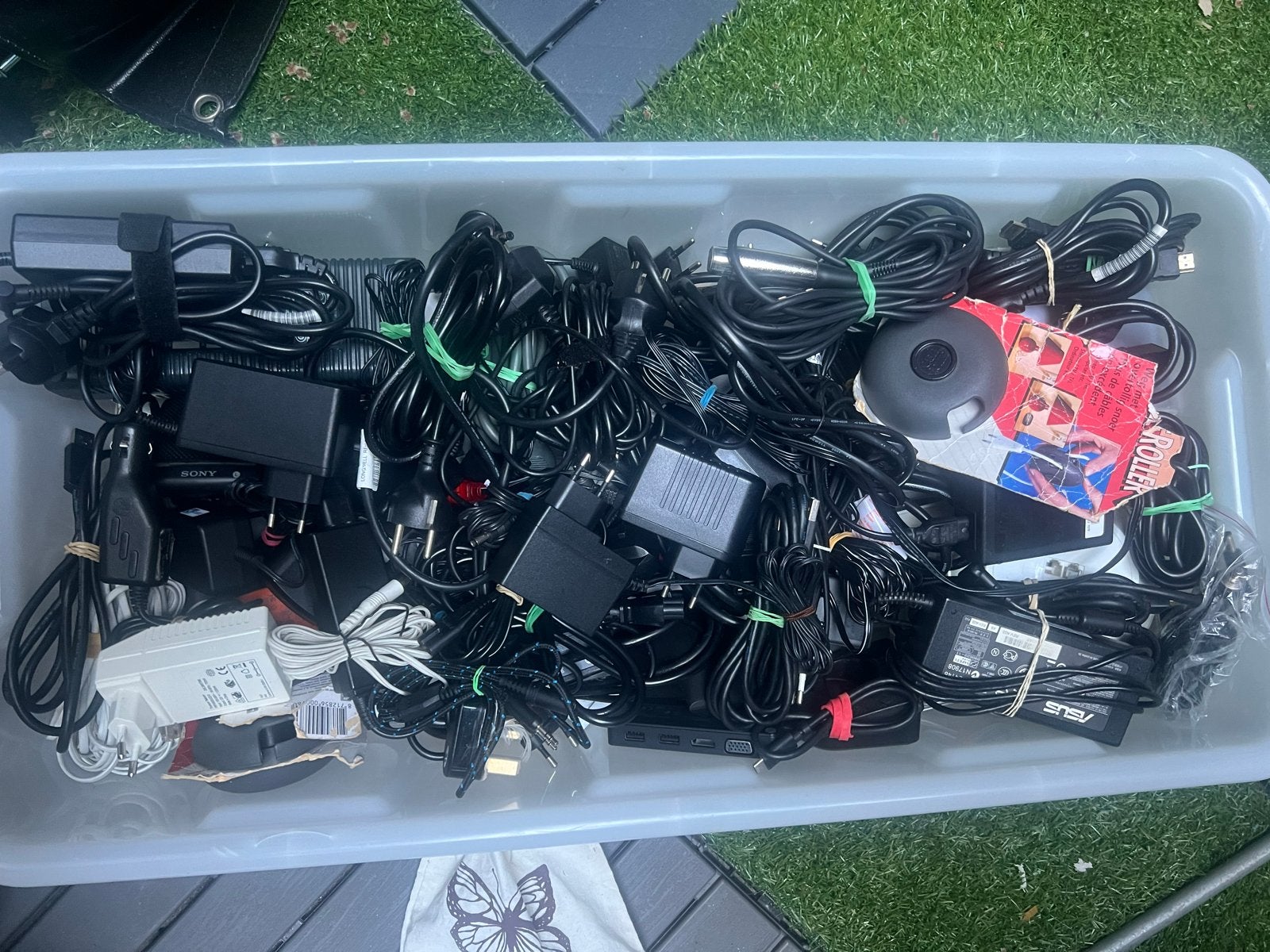 Grote partij diverse kabels en adapters, Ophalen of Verzenden, Gebruikt, Minder dan 2 meter, Overige kabels