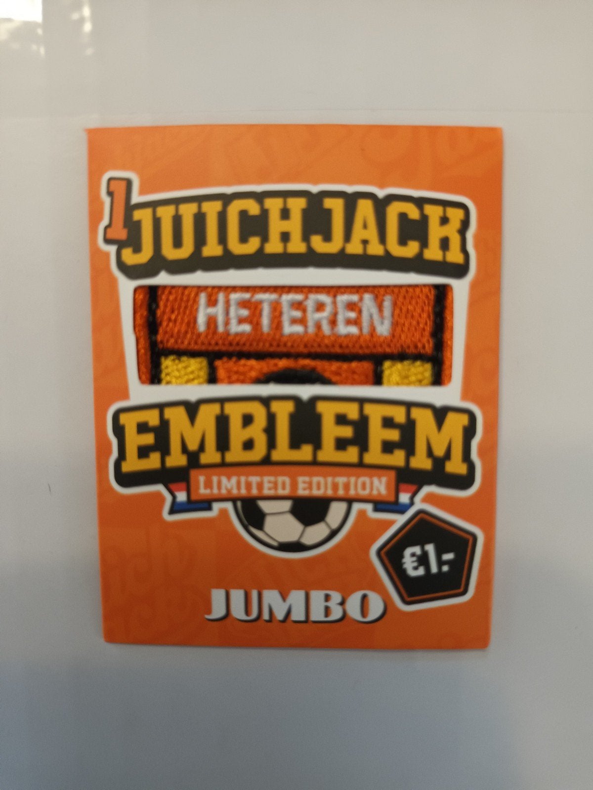 Te koop! Jumbo nieuw juichjack Heteren embleem patch., Ophalen of Verzenden, Nieuw