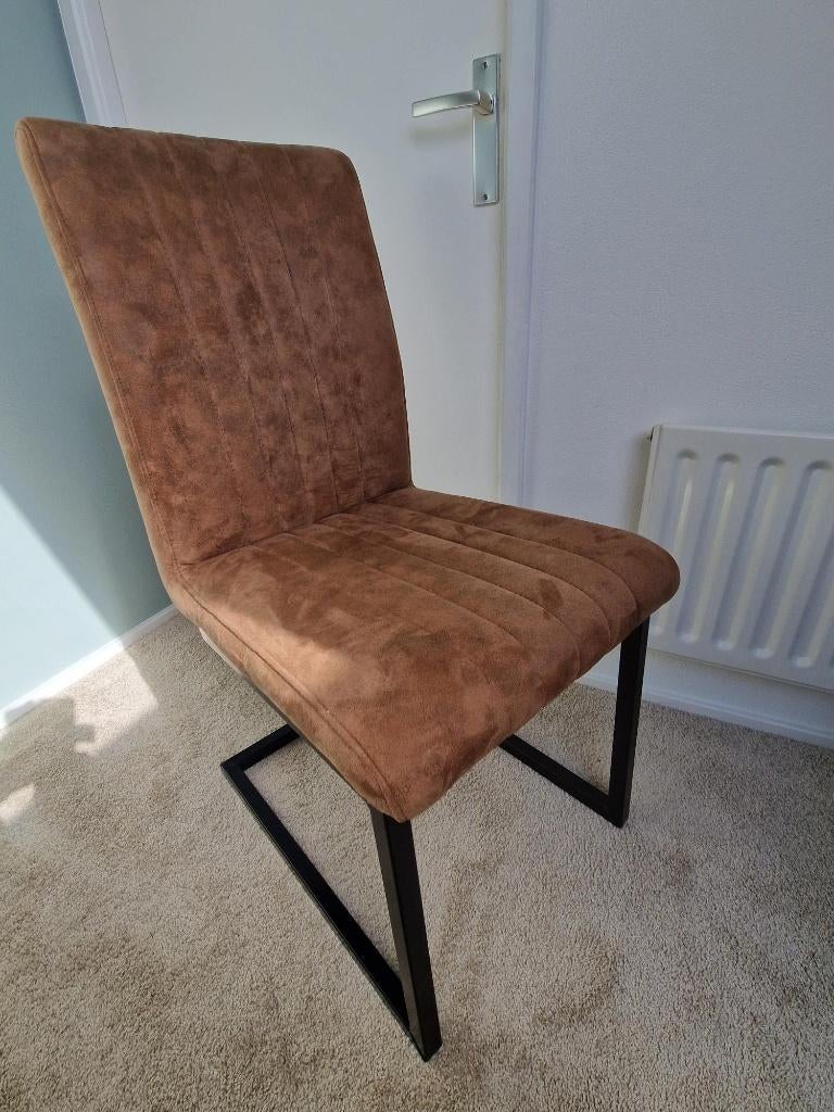 Pareda eetkamerstoel Cognac, Ophalen, Overige kleuren, Zo goed als nieuw, Eén