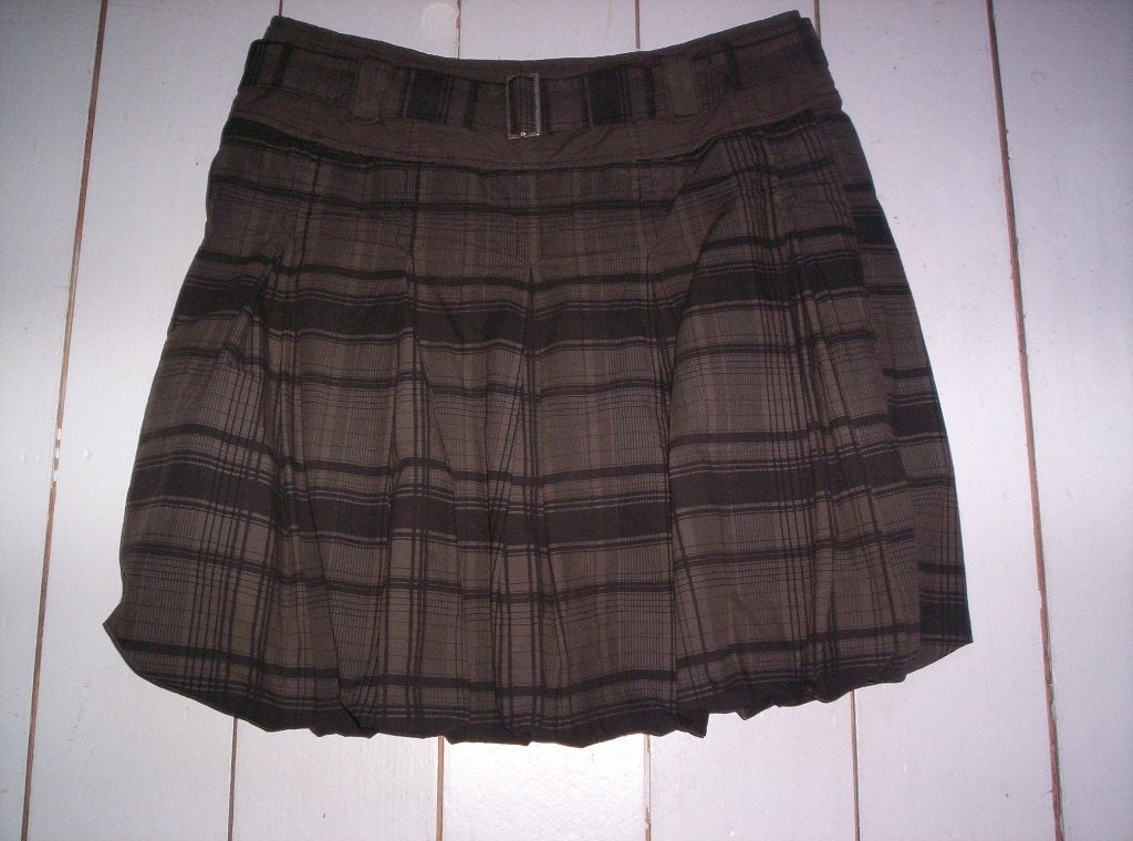 ROKJE van ETAM (de franse variant), bruine ruit, Kleding | Dames, Maat 38/40 (M), Bruin, Ophalen of Verzenden, Zo goed als nieuw