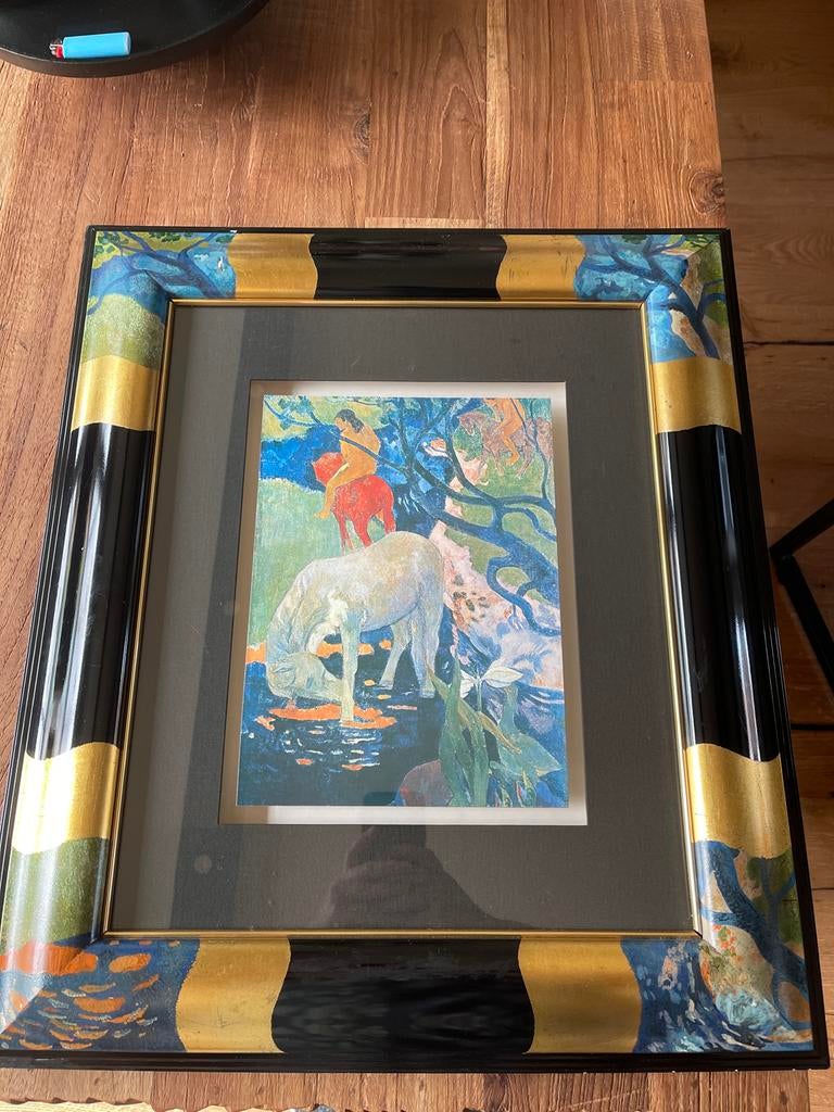 Ingelijste print van Gauguin, Ophalen of Verzenden