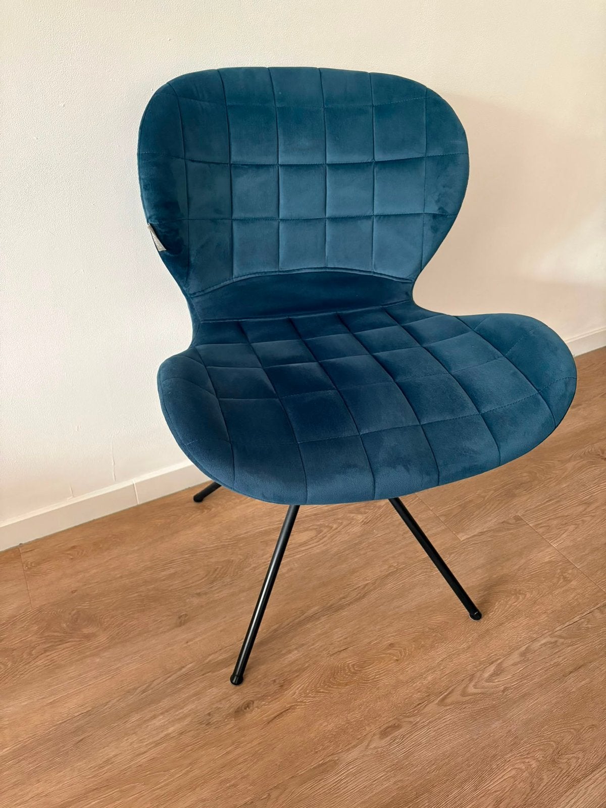 Zuiver eetkamer stoelen model OMG, Huis en Inrichting, Stoelen, Ophalen, Zo goed als nieuw, Blauw, Vijf, Zes of meer stoelen