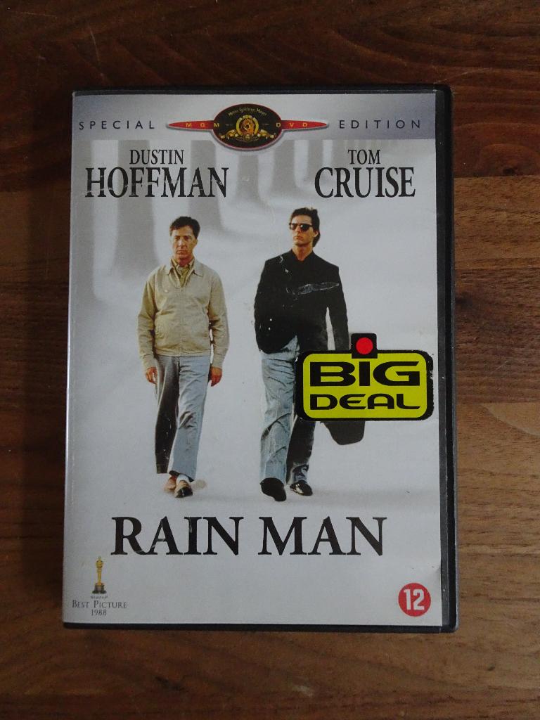 Rain Man dvd, Vanaf 12 jaar, Ophalen of Verzenden, Zo goed als nieuw, Drama