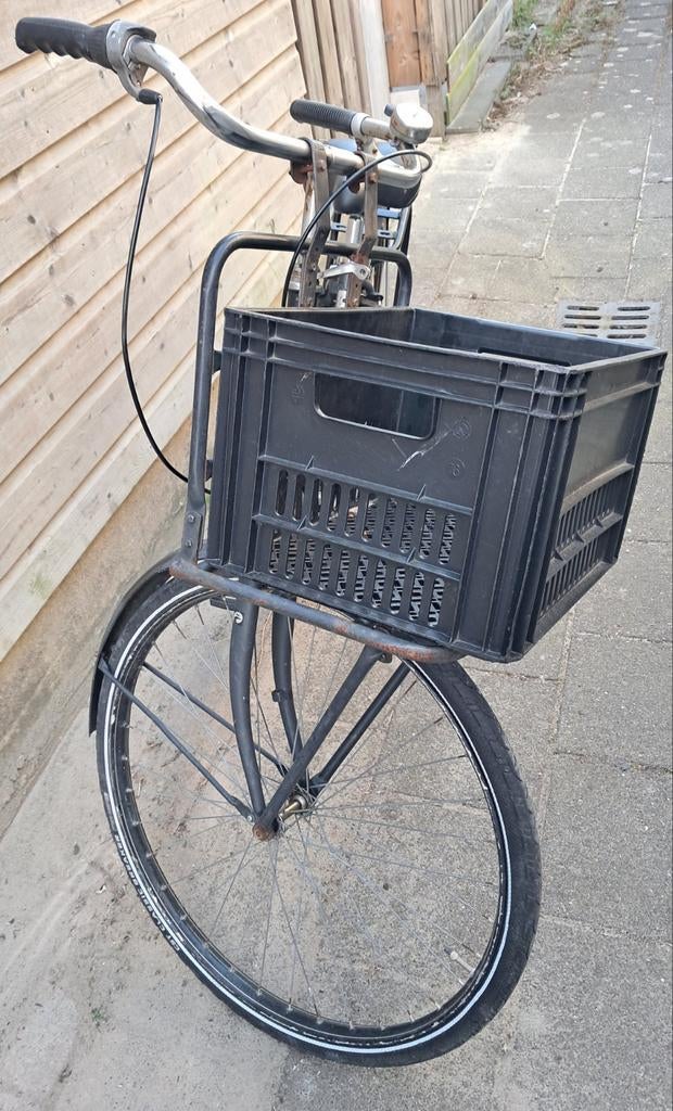 Batavus Transportfiets dames, zwart, 3 versnellingen, Ophalen, Terugtraprem, Gebruikt, Versnellingen