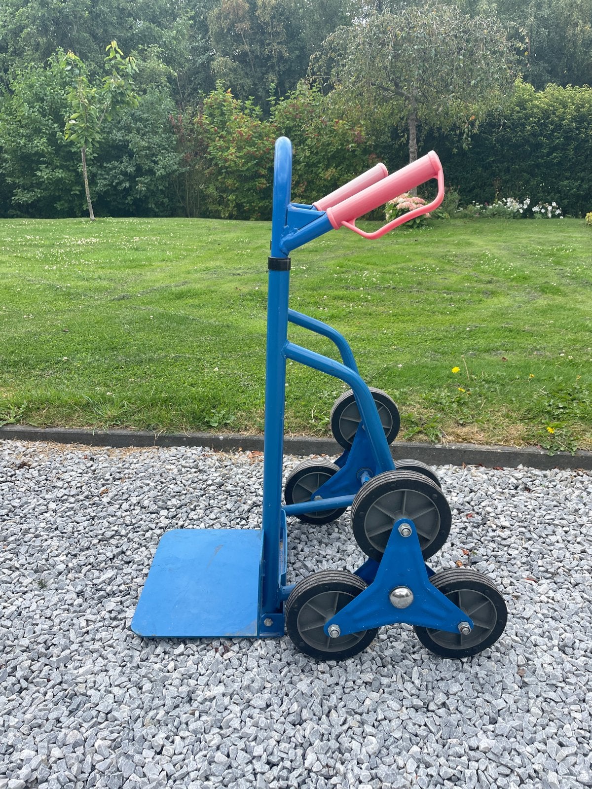 Steekwagen met trapfunctie - Blauw, Ophalen, Gebruikt, Steekwagen