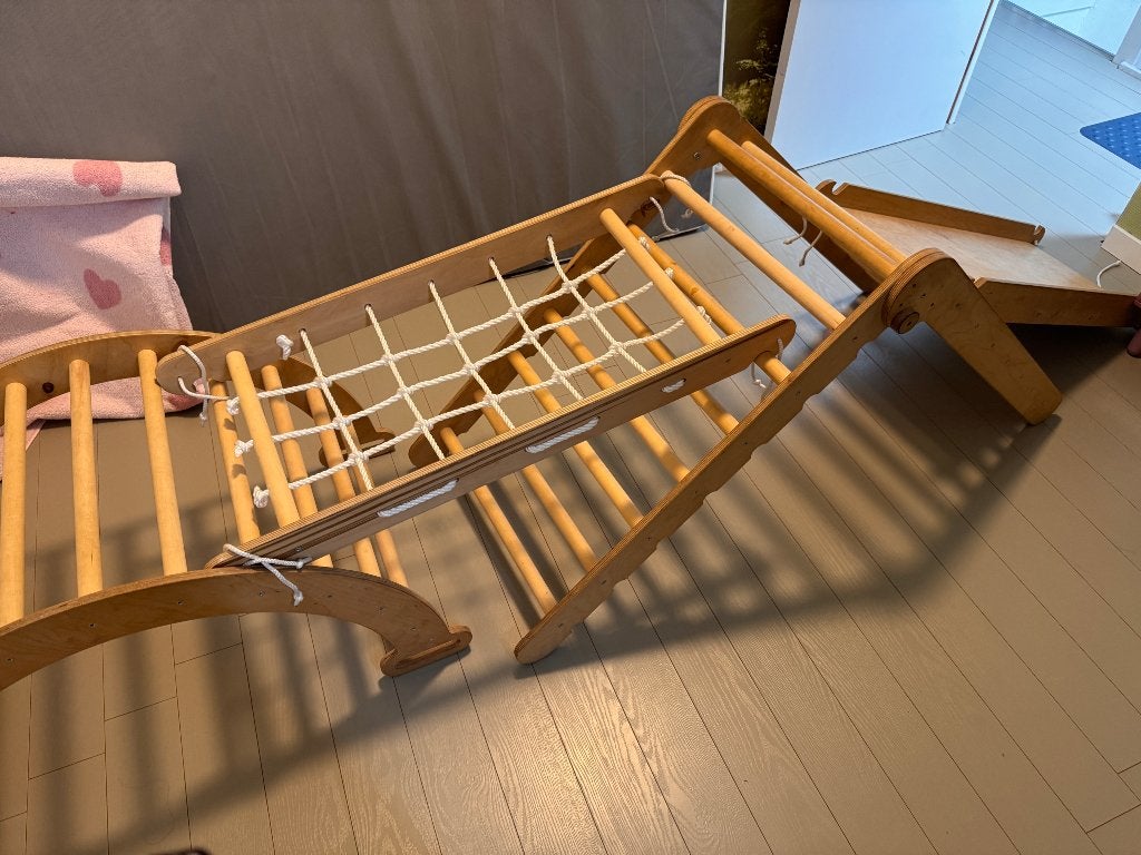 Montessori klimrek 4 in 1, Ophalen, Zo goed als nieuw, Meubelstuk of Keukentje