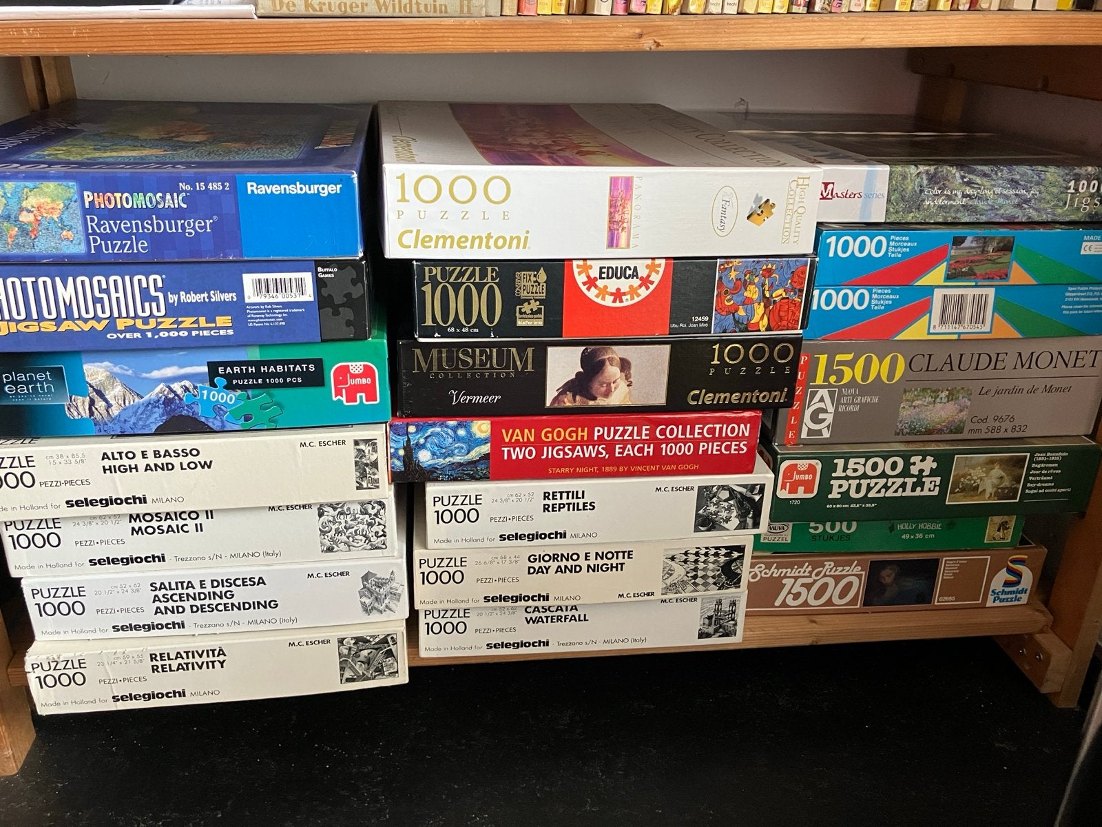 Diverse legpuzzels - Ravensburger, Clementoni, Educa, Schmid, Ophalen of Verzenden, 500 t/m 1500 stukjes, Gebruikt, Legpuzzel