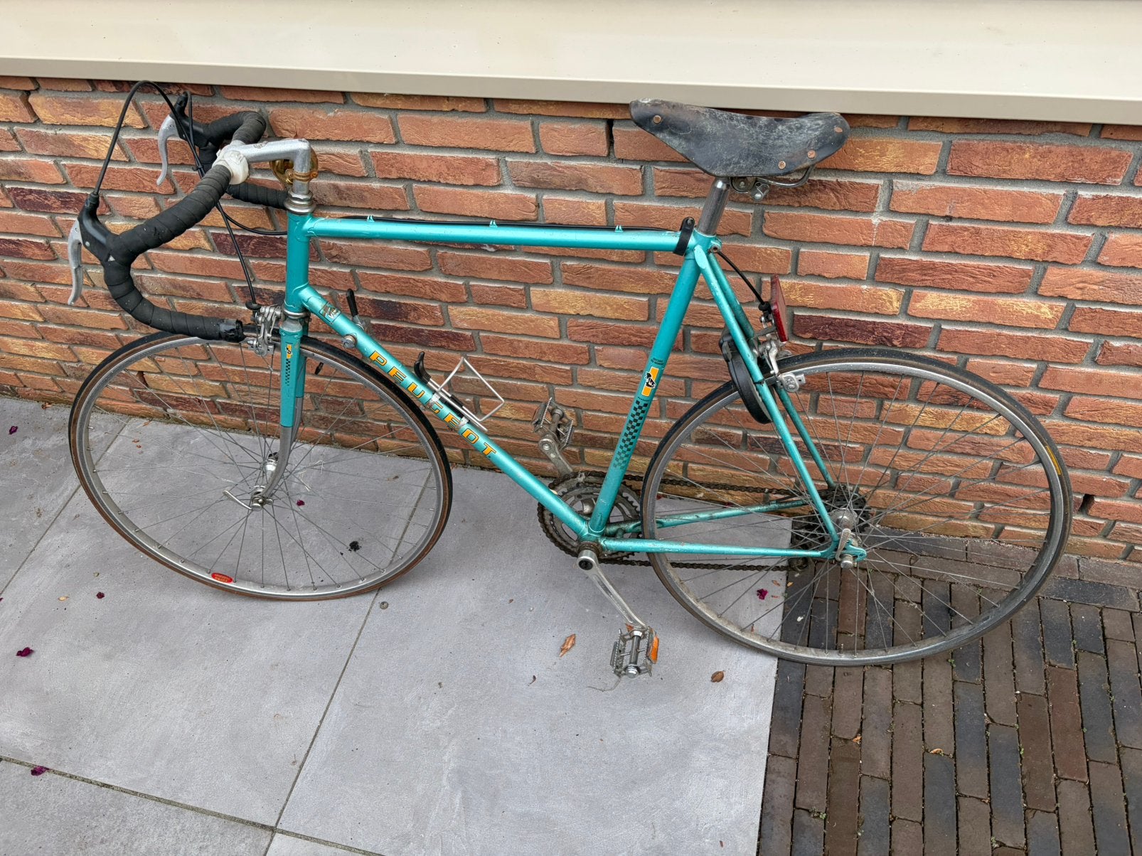 Peugeot course vintage wielrenfiets frame 61cm opknapper, Fietsen en Brommers, Fietsen | Racefietsen, Gebruikt, Heren, Overige merken