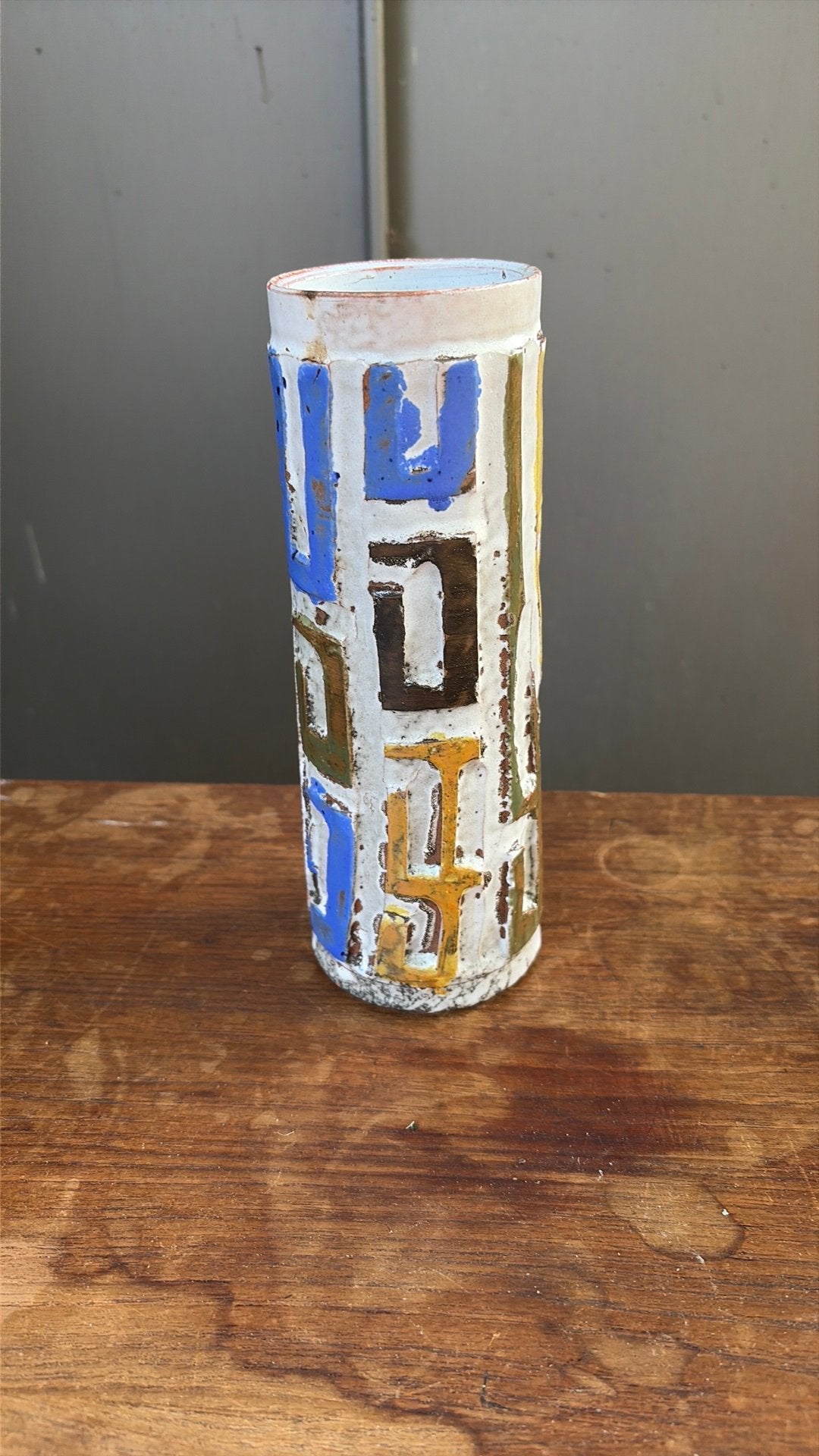 Vintage Sequoia vaas Piet Kurstjens De Olde Kruyk (DOK), Antiek en Kunst, Ophalen of Verzenden