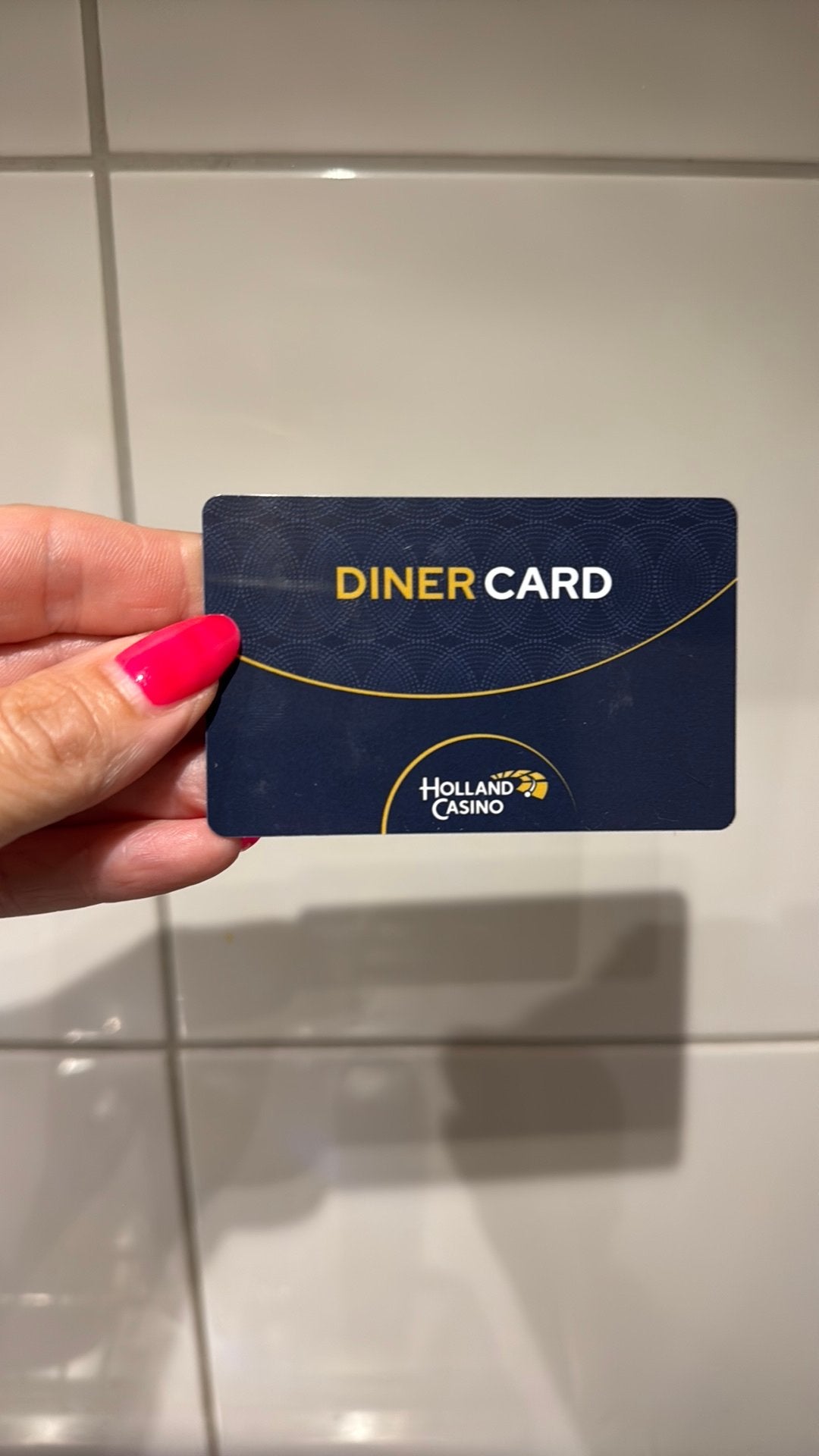 Holland Casino dinercard 50 euro, Eén persoon, Cadeaubon, Overige typen