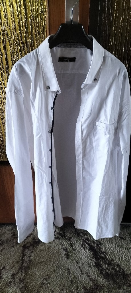 NIEUWE WITTE HV SOCIETY HERENBLOUSE MAAT XXXL !, Verzenden, Wit, Nieuw, HV SOCIETY