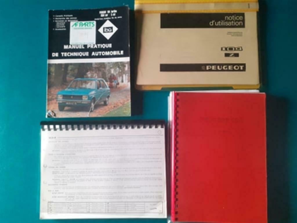 Peugeot 104 werkplaatshandboeken en onderdelenboek, Auto diversen, Handleidingen en Instructieboekjes, Ophalen of Verzenden