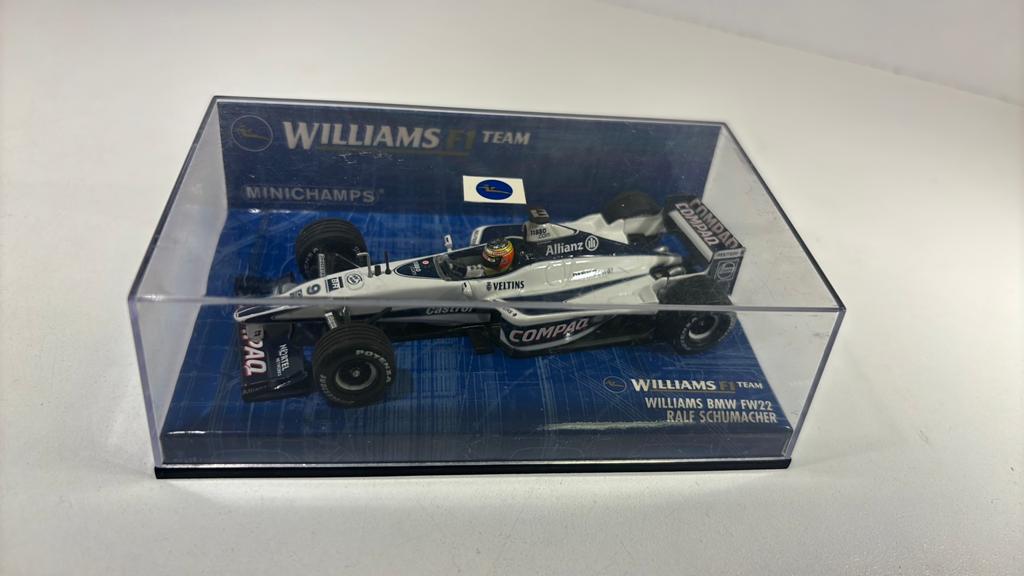 F1 bmw fw22 ralf Schumacher minichamps 1.43, Auto, Ophalen of Verzenden, MiniChamps, A