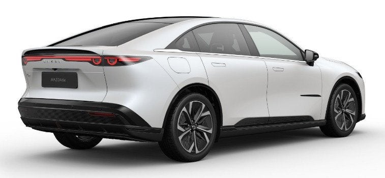 Mazda 6e Homura Plus Business Edition 78 kWh | PANORAMADAK |, Auto's, Automaat, Achterwielaandrijving, Zwart, Nieuw