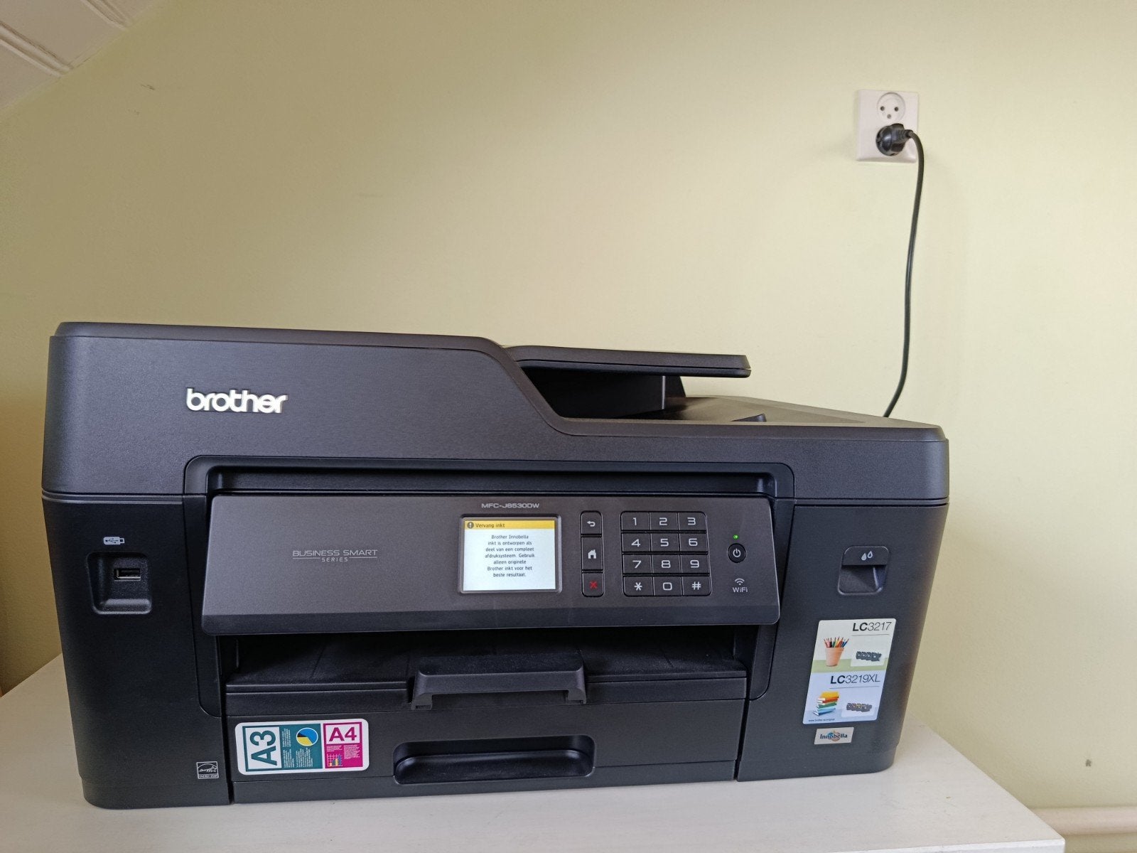 Brother printer scanner fax MFC-J6530DW printer defect, Ophalen