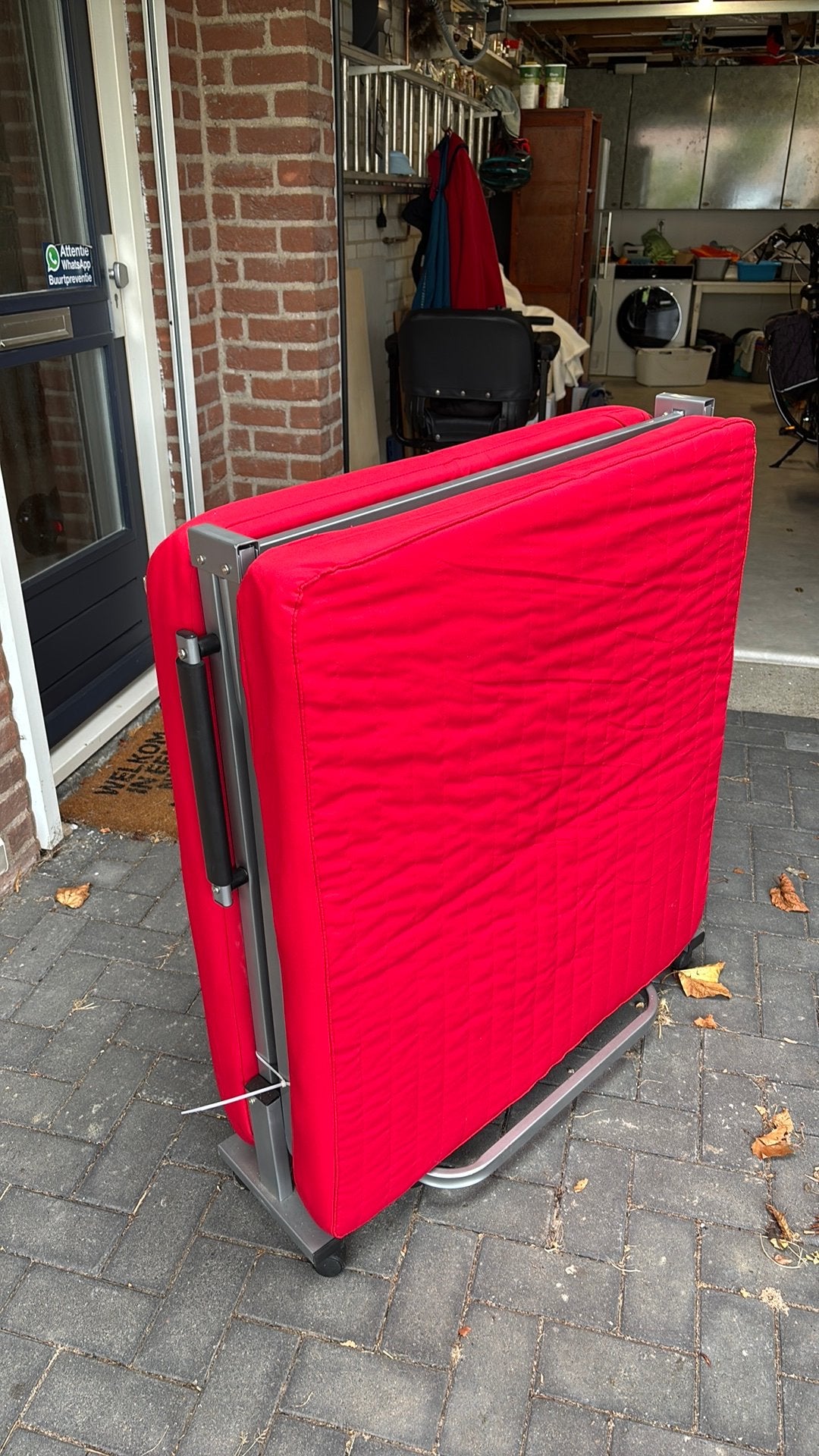 Een persoons vouwbed, Ophalen, 90 cm, Eenpersoons, Zo goed als nieuw