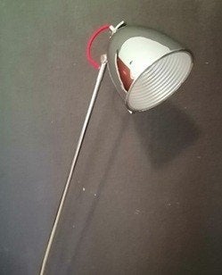 Mooie chroom vintage / design vloerlamp uit de jaren 80, Design, Zo goed als nieuw, Metaal, 150 tot 200 cm