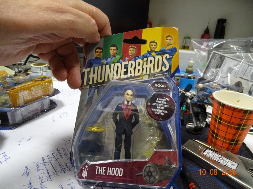 TE KOOP HOOD THUNDERBIRDS, Verzamelen, Speelgoed, Ophalen of Verzenden, Zo goed als nieuw