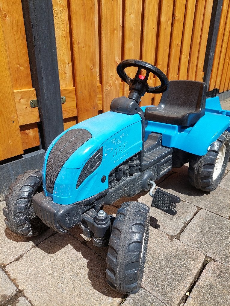 Traptractor  met aanhanger, Ophalen, Gebruikt, Trapvoertuig