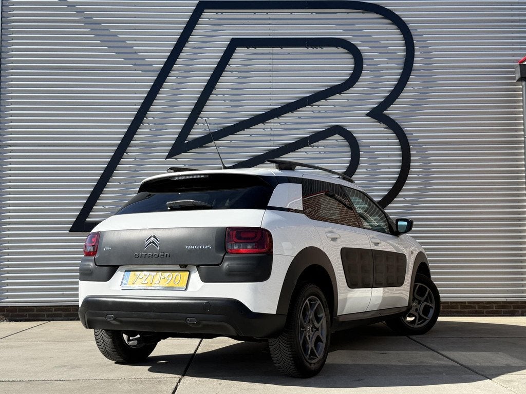 Citroen C4 Cactus 1.2 VTi Shine 2e Eigenaar|Navi|Camera|Clim, Voorwielaandrijving, Euro 5, Stof, Gebruikt