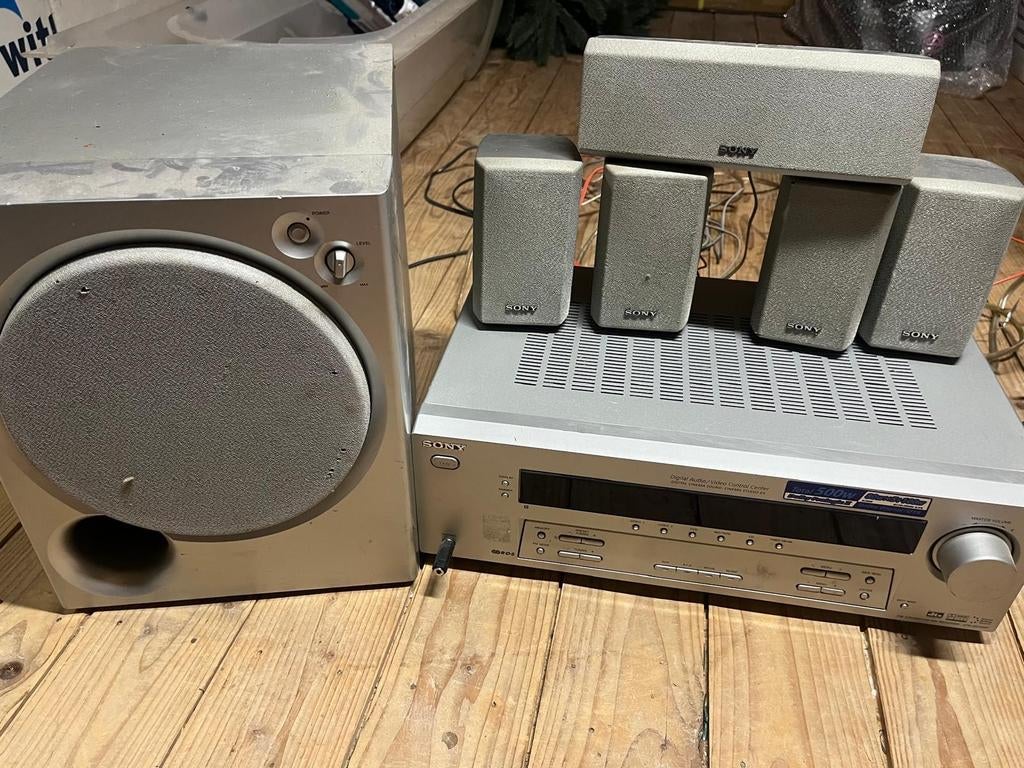 Sony dolby surround set met dvd speler, Ophalen, Gebruikt, 5.1-systeem, Sony