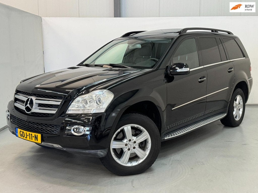 Mercedes-Benz GL-klasse 500 / 7-pers / Pano / BTW / Harman /, Auto's, Mercedes-Benz, Automaat, 5461 cc, Zwart, Bedrijf