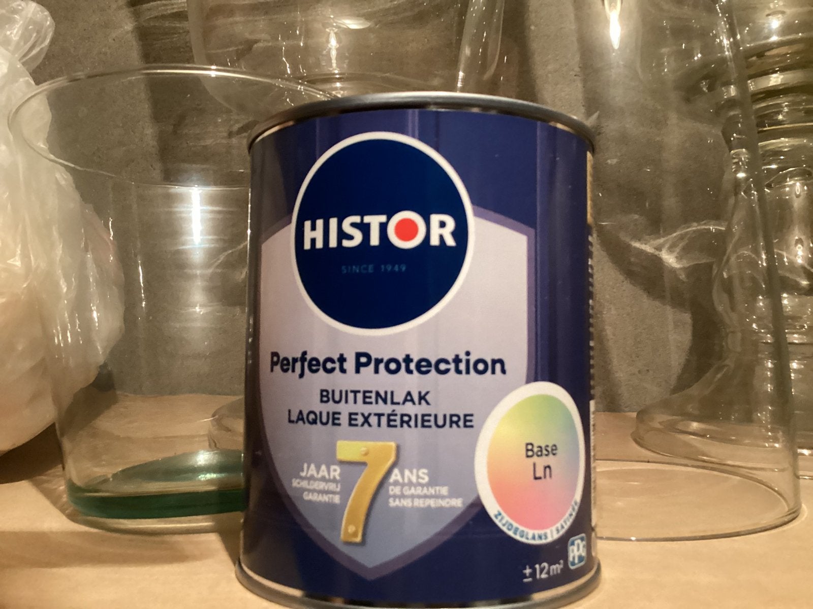 Histor Perfect Protection/buitenlak/zijdeglans/Ral 9016/0,75, Ophalen, Wit, Nieuw, Verf