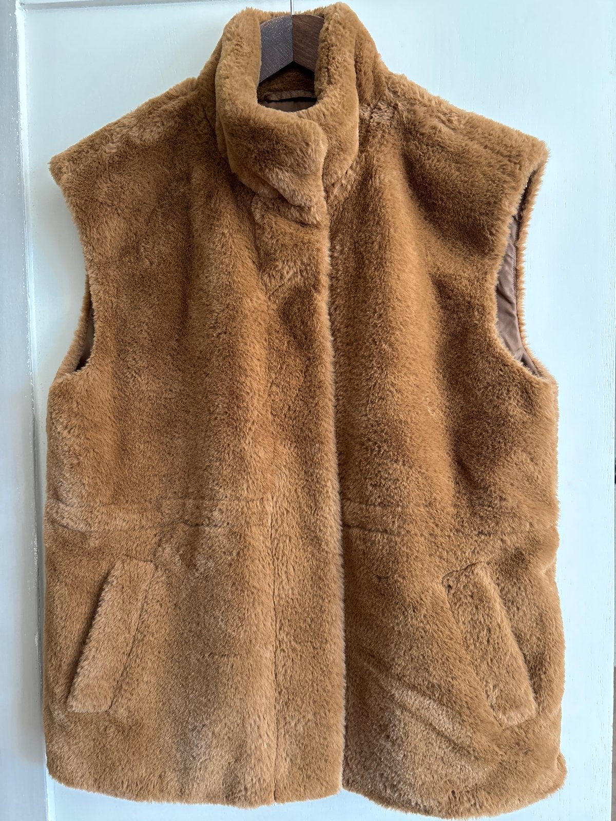 Vero Moda teddy gilet bruin maat M, Ophalen of Verzenden, Zo goed als nieuw, Maat 38/40 (M), Bruin