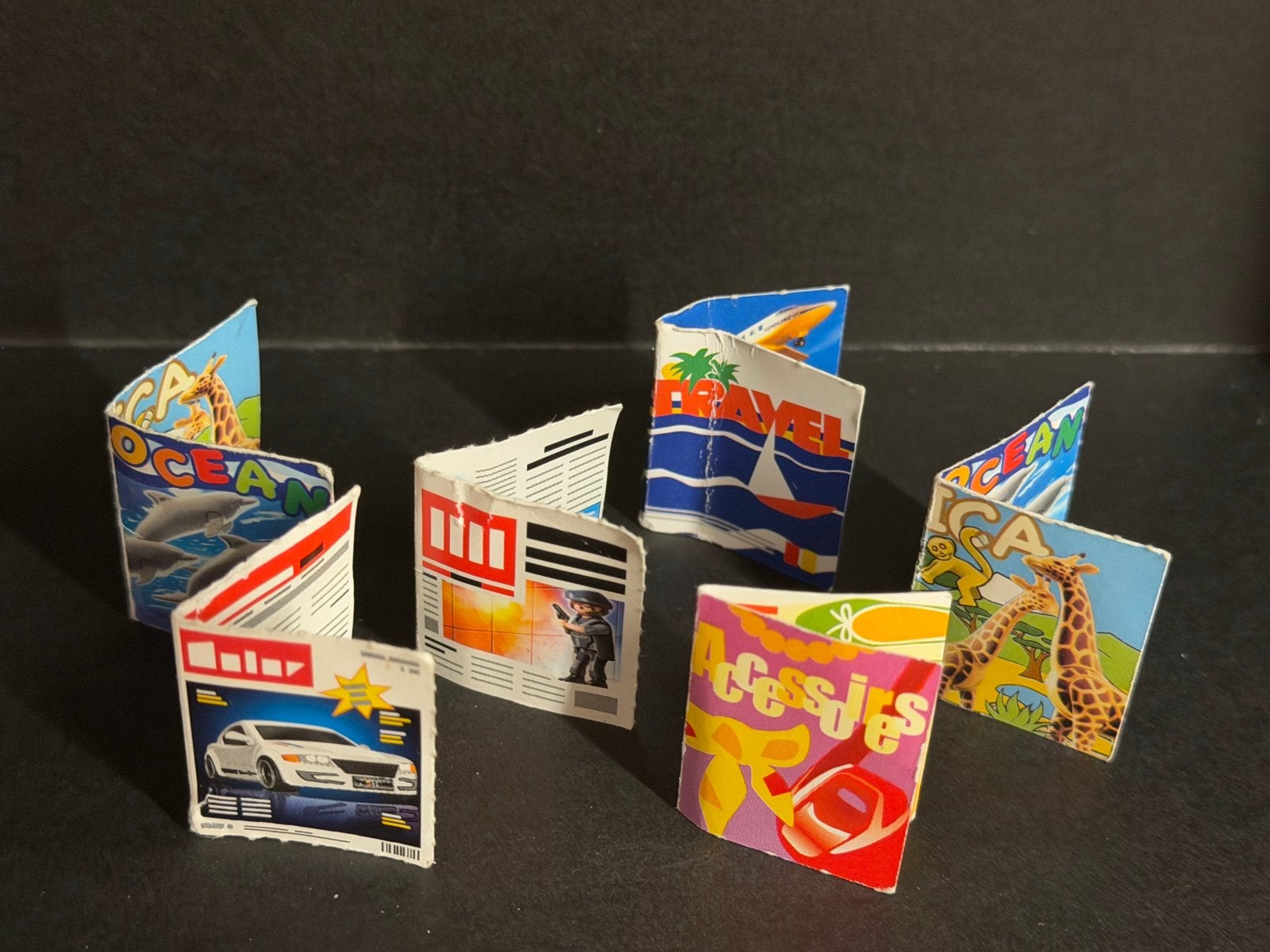 Sept 031: playmobil: 6 tijdschriften, Ophalen of Verzenden, Gebruikt, Losse onderdelen
