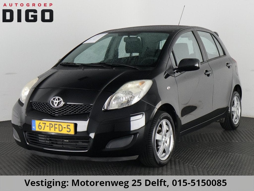 Toyota Yaris 1.3 VVTi BLACKLINE COMFORT EDITION 1E EIGENAAR., Auto's, Toyota, Bedrijf, Te koop, Yaris, ABS, Airbags, Alarm, Boordcomputer