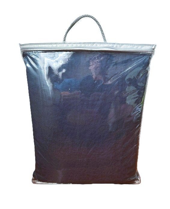 100% linnen dekbedovertrek 260x240 met slopen Dark Jeansbleu, Huis en Inrichting, Slaapkamer | Beddengoed, Blauw, Dekbedovertrek