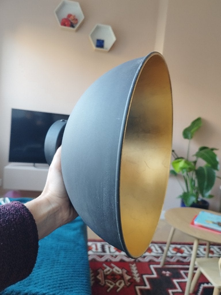 Plafondlamp industrieel, Huis en Inrichting, Ophalen, Zo goed als nieuw, Industrieel, Grijs