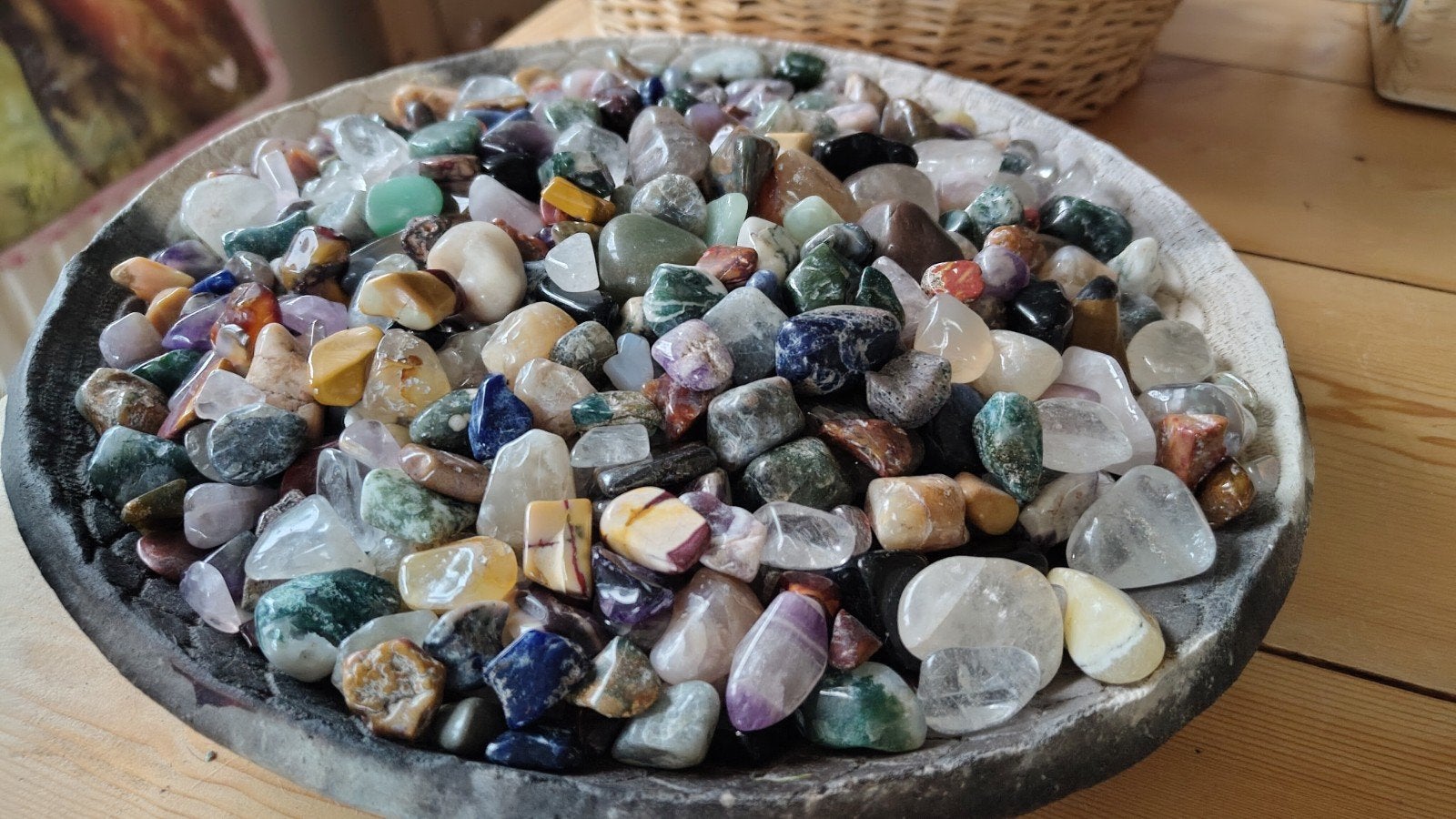 Diverse Edelstenen Trommelstenen - Mix, Ophalen of Verzenden